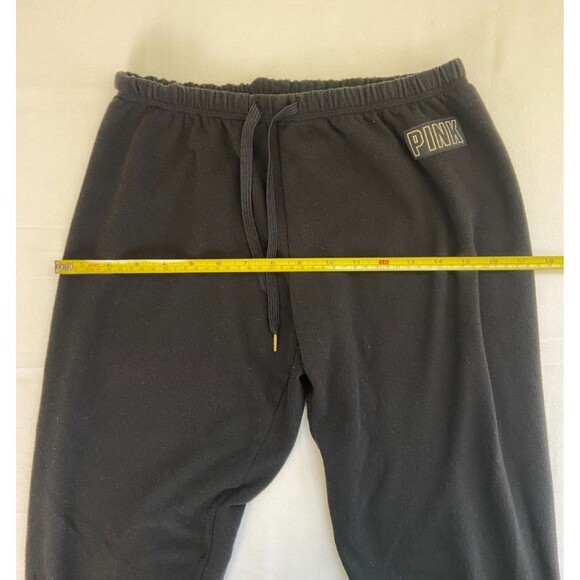 Victoria's Secret PINK Black Women's XS Jogger Sweatpants Drawstring Athleisure - Picture 6 of 8